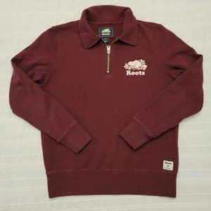 Roots Quarter Zip Polo Sweatshirt